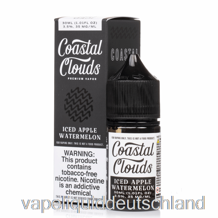 Geeiste Apfelwassermelone – Küstensalze – 30 Ml 35 Mg Vape Deutschland